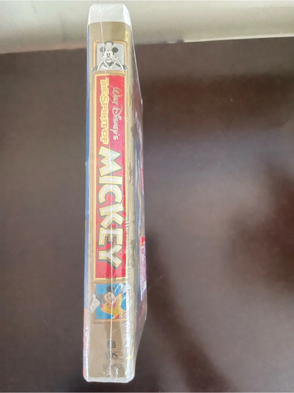 Walt Disney The Spirit of Mickey VHS - Gold & Red Cover